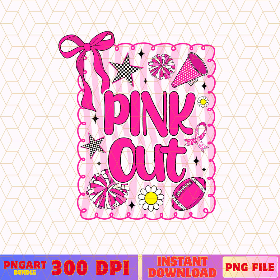Breast Cancer Football Png Pink Ribbon Awareness Png
