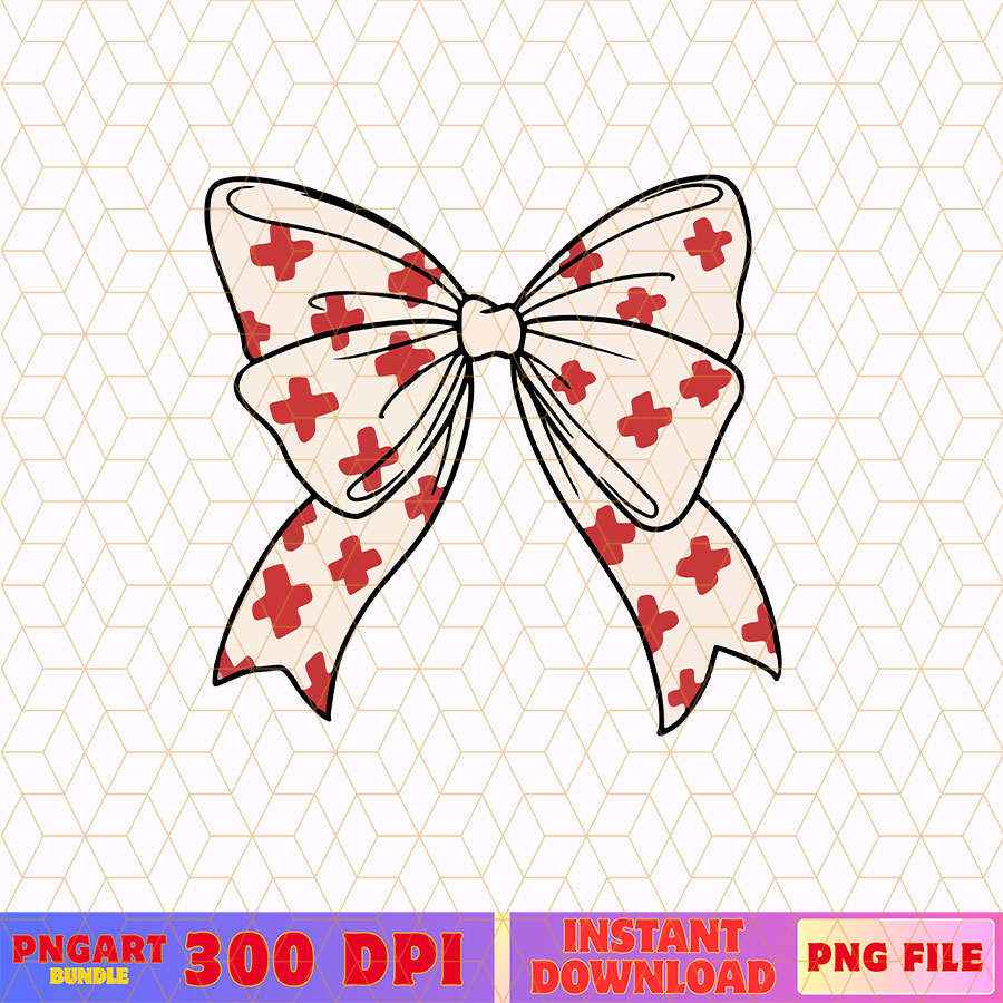 Coquette Nurse Bow Halloween Png Spooky Nurse Png