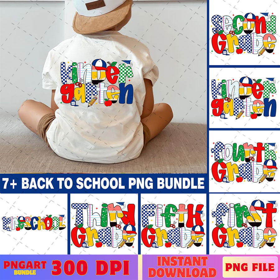 First Day of School Png Bundle Teacher Back To School Png