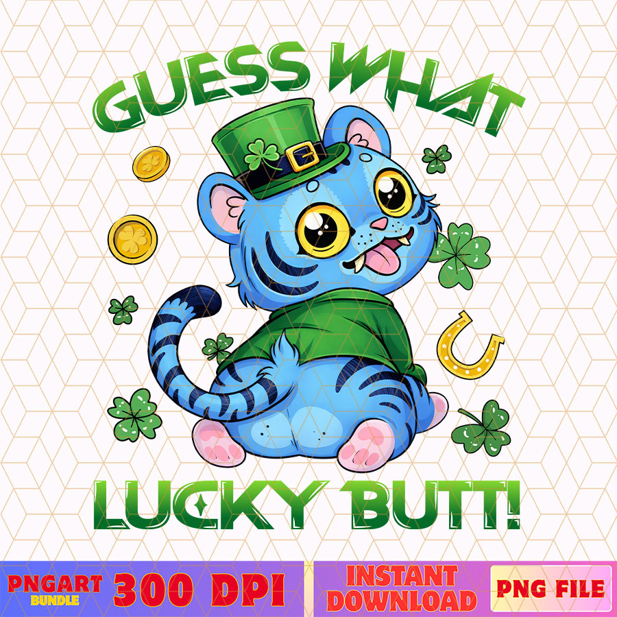 Guess What Lucky Butt Png Kpop Derpy St Patricks Day Png