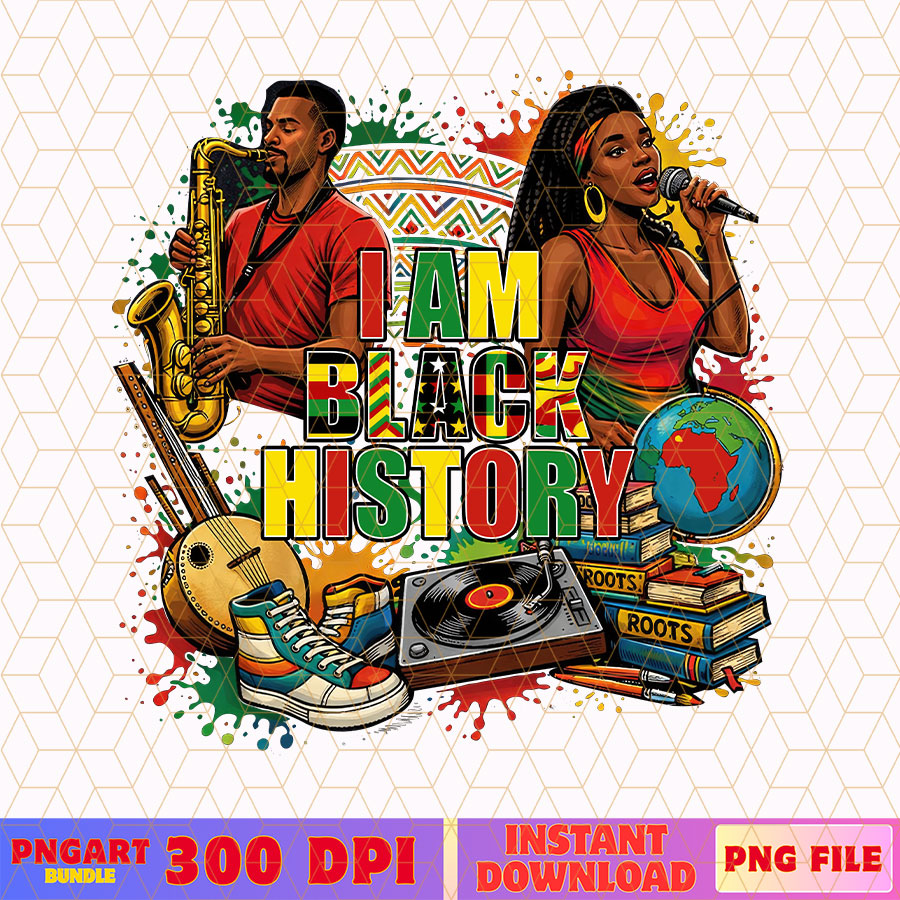 I Am Black History Png American Black History Month Png
