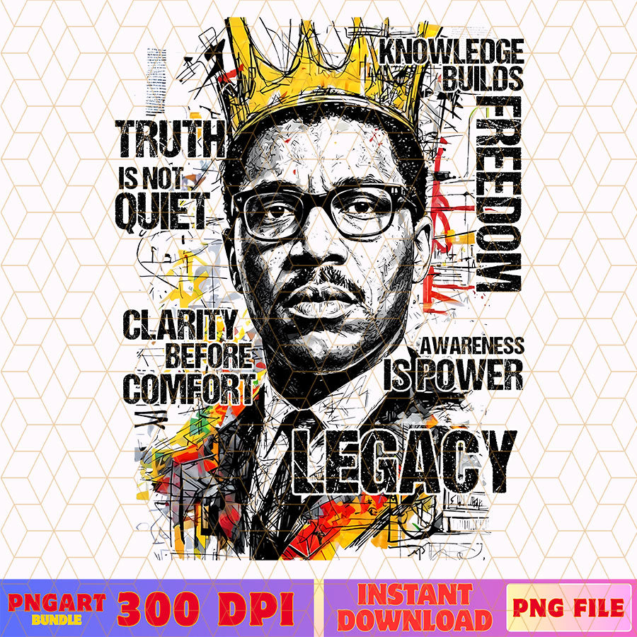Malcolm X Legacy Black History Png Black History Month Png