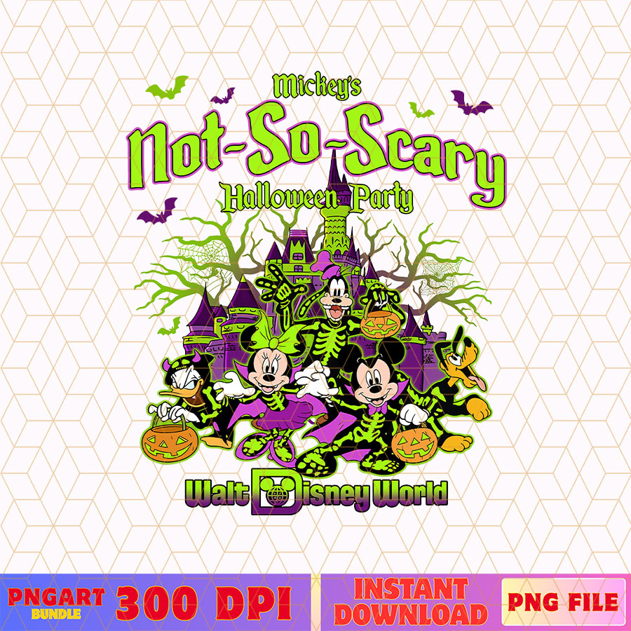Mickey's Not So Scary Halloween Party Png Halloween Png