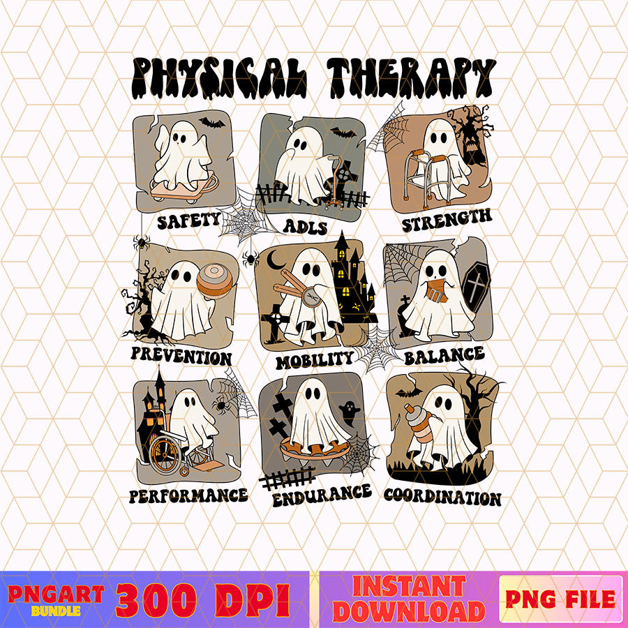 Physical Therapy Halloween Png Spooky PT Halloween Png