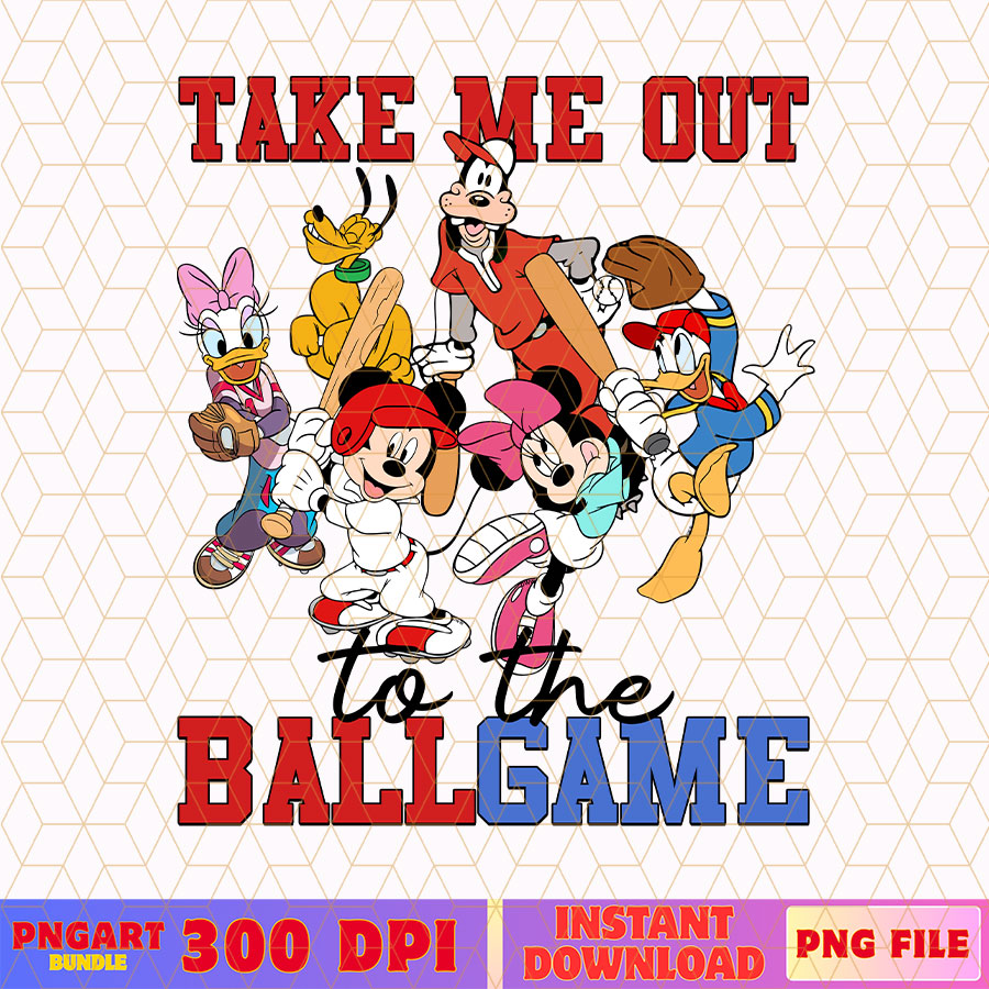 Take Me Out To The Ball Game Png Disney Baseball Png