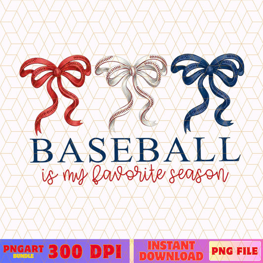 Baseball Is My Favorite Season Png Coquette Baseball Png