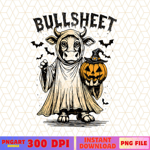 Bullsheet Halloween Png Moo I Mean Boo Highland Cow Png