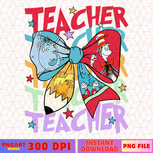 Coquette Teacher Dr Seuss Png Dr Suess School Teacher Png