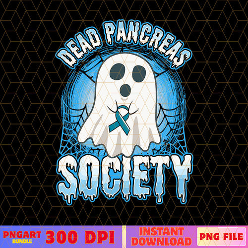 Dead Pancreas Society Halloween Png Diabetes Awareness Png