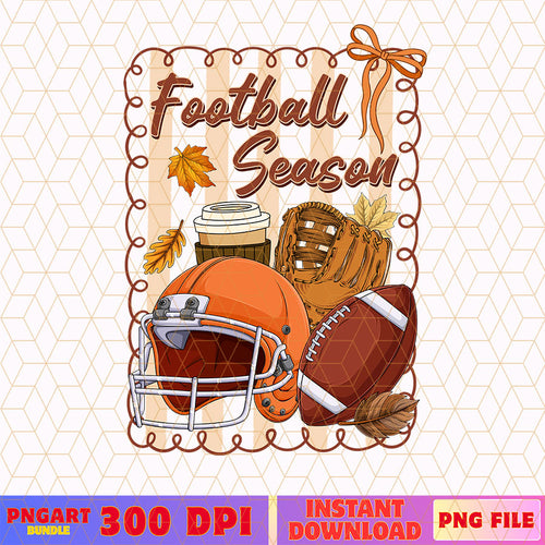 Football Season Png Fall Autumn Leaves Game Day Png
