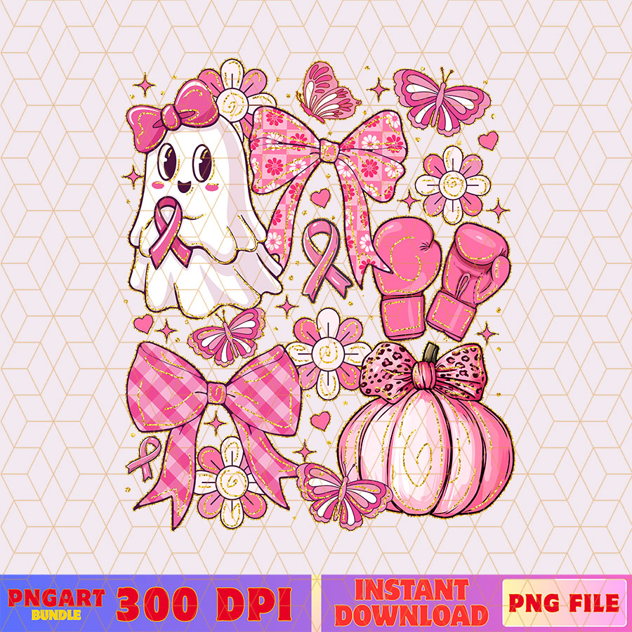 Funny Ghost Breast Cancer Png Breast Cancer Awareness Png