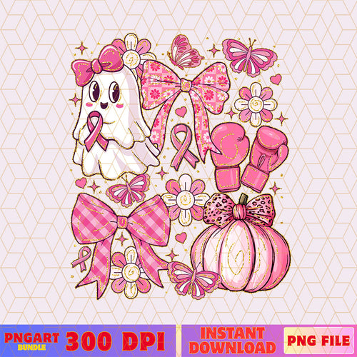 Funny Ghost Breast Cancer Png Breast Cancer Awareness Png