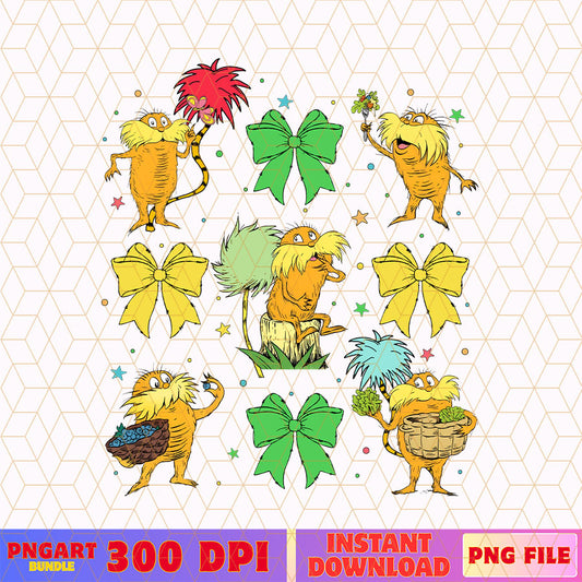 Coquette The Lorax Dr Seuss Png I Speak For The Trees Png