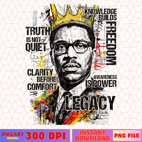 Malcolm X Legacy Black History Png Black History Month Png