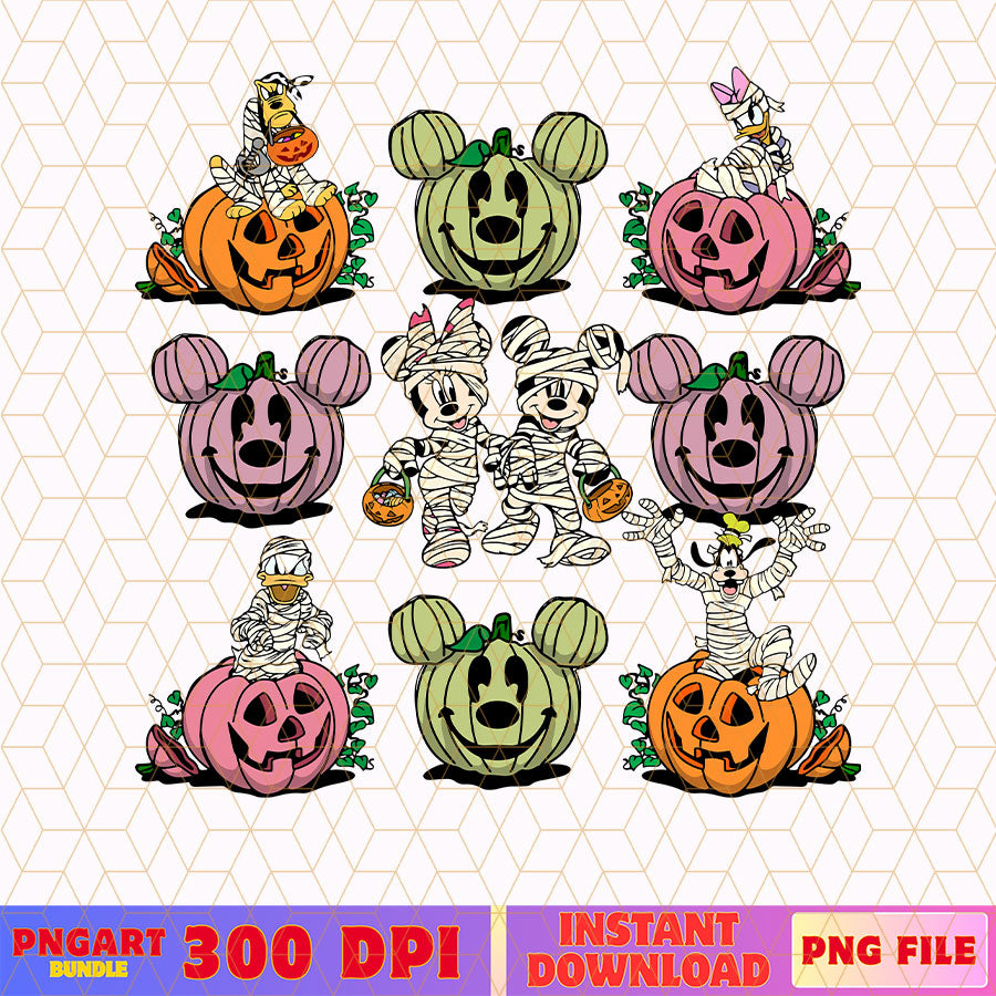 Mickey And Friends Halloween Png Disney Halloween Png