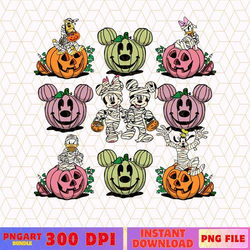 Mickey And Friends Halloween Png Disney Halloween Png