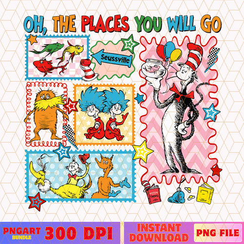 Oh The Places You'll Go Png Coquette Frame Dr Seuss Png