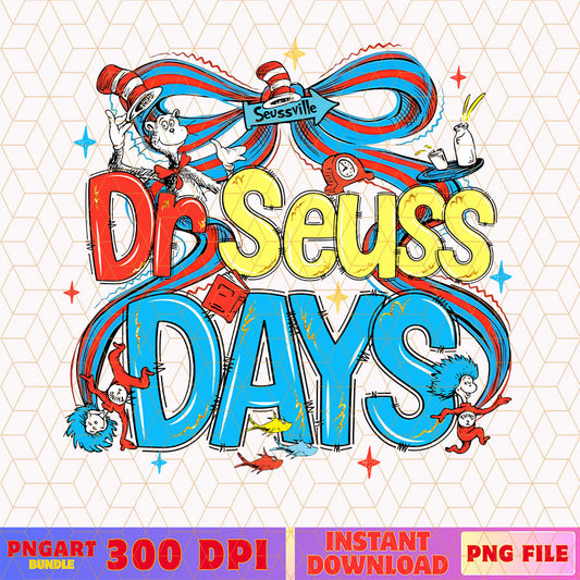 Preppy Coquette Bow Dr Seuss Png Read Across America Png