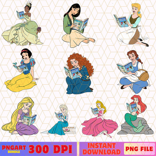 Princess Reading Book Heated Rivalry Png Book Club Png
