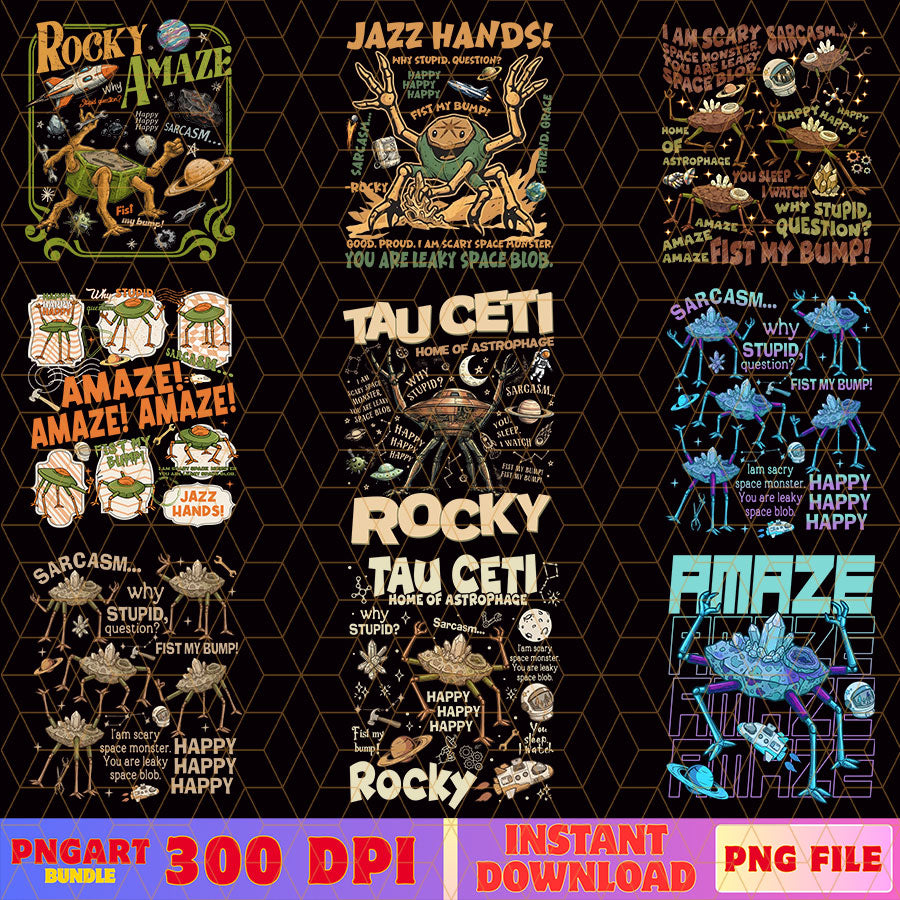 Project Hail Mary Rocky Png Bundle  Amaze Amaze Amaze Png