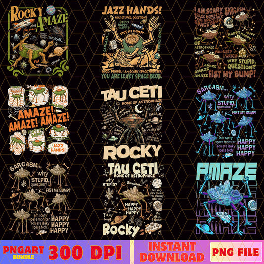 Project Hail Mary Rocky Png Bundle  Amaze Amaze Amaze Png