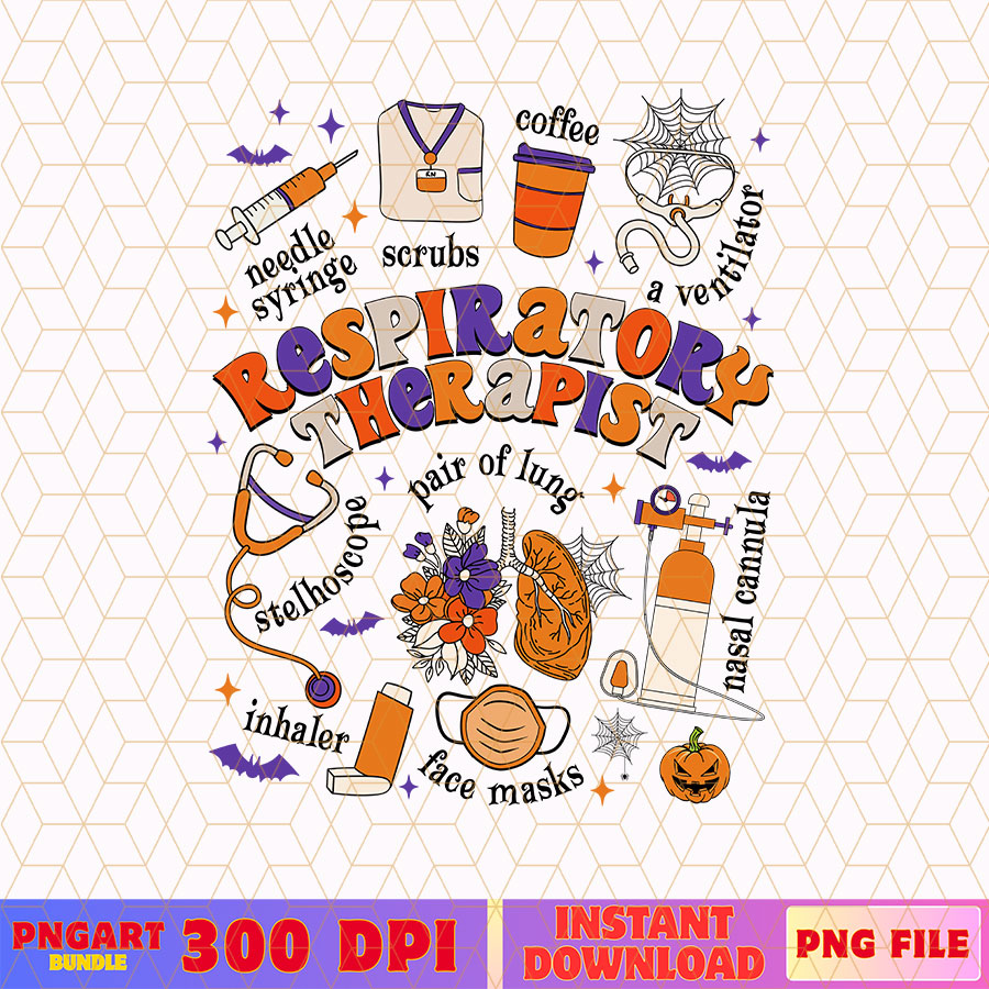 Respiratory Therapist Halloween Png Spooky Season Png