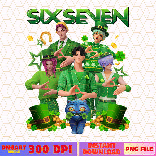 Six Seven Saja Boys St Patricks Day Png 6 7 Kpop Fan Png