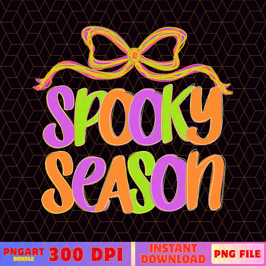 Spooky Season Halloween Coquette Png Spooky Bow Png